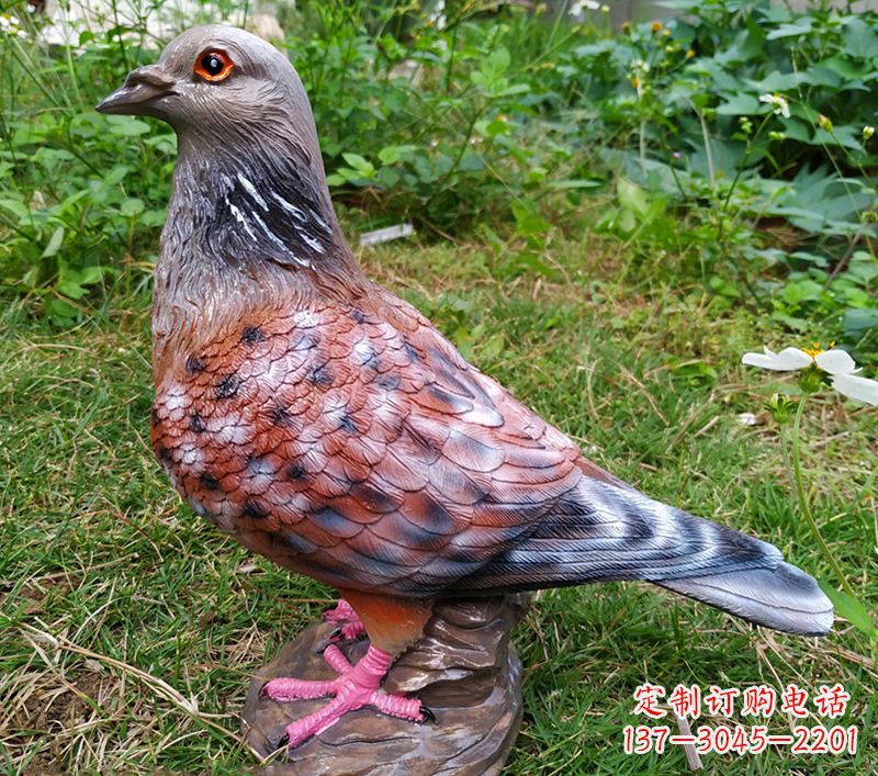 南京中领雕塑推出:传递和平象征的和平鸽雕塑