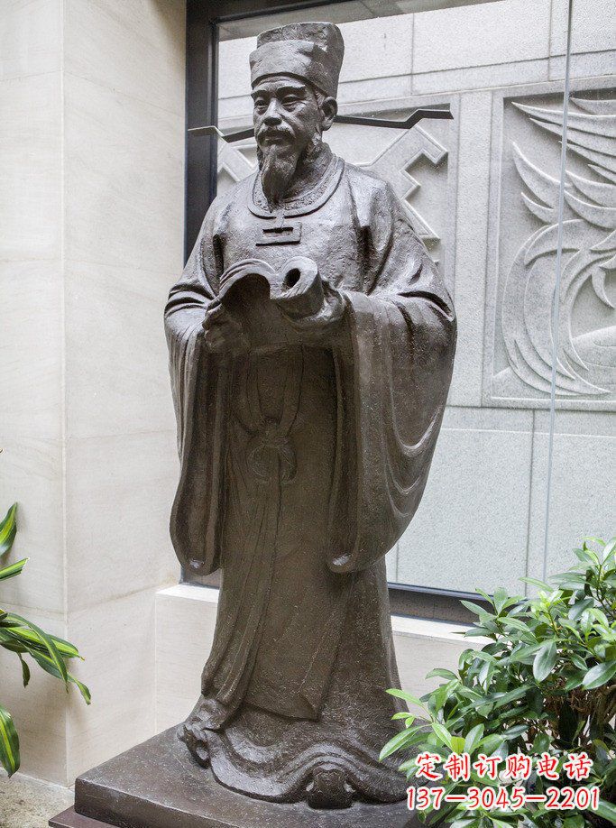 南京精美沈括古代人物铜雕