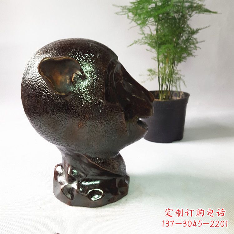 南京中领雕塑:精美艺术品——猴年生肖铜兽雕塑