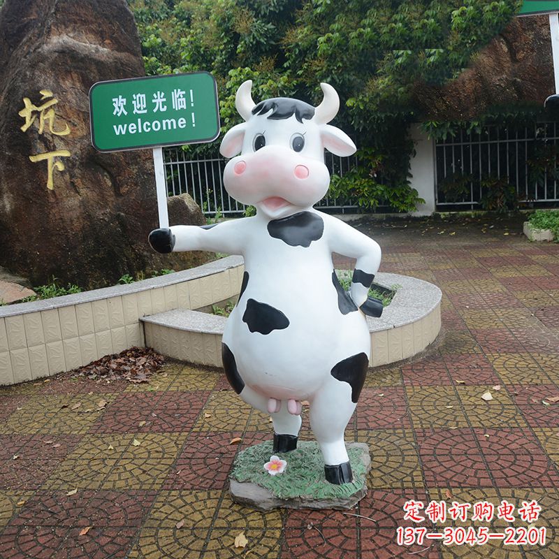 南京中领雕塑:生肖牛卡通雕塑