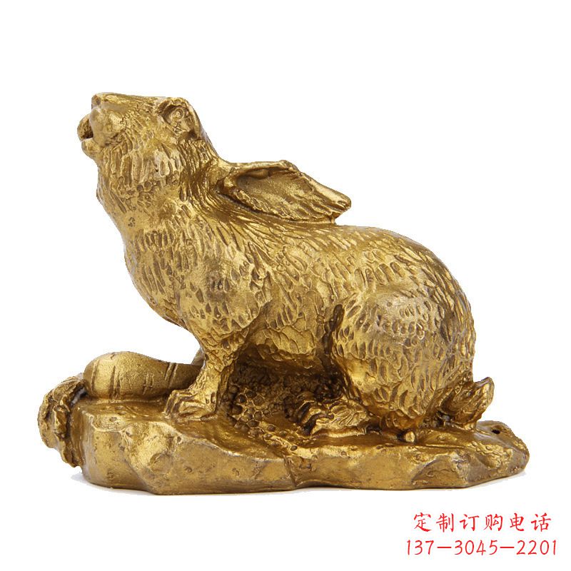 南京精美铸铜鎏金动物雕塑