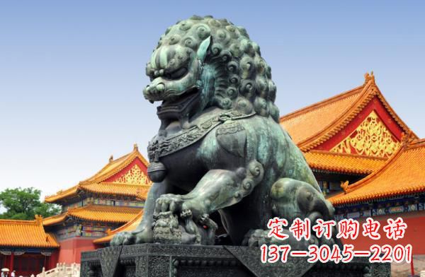 南京贵族气派,古典青铜狮子雕塑