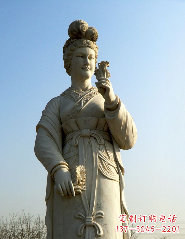 南京美女雕塑是由中领雕塑定制的古典美女雕像,…
