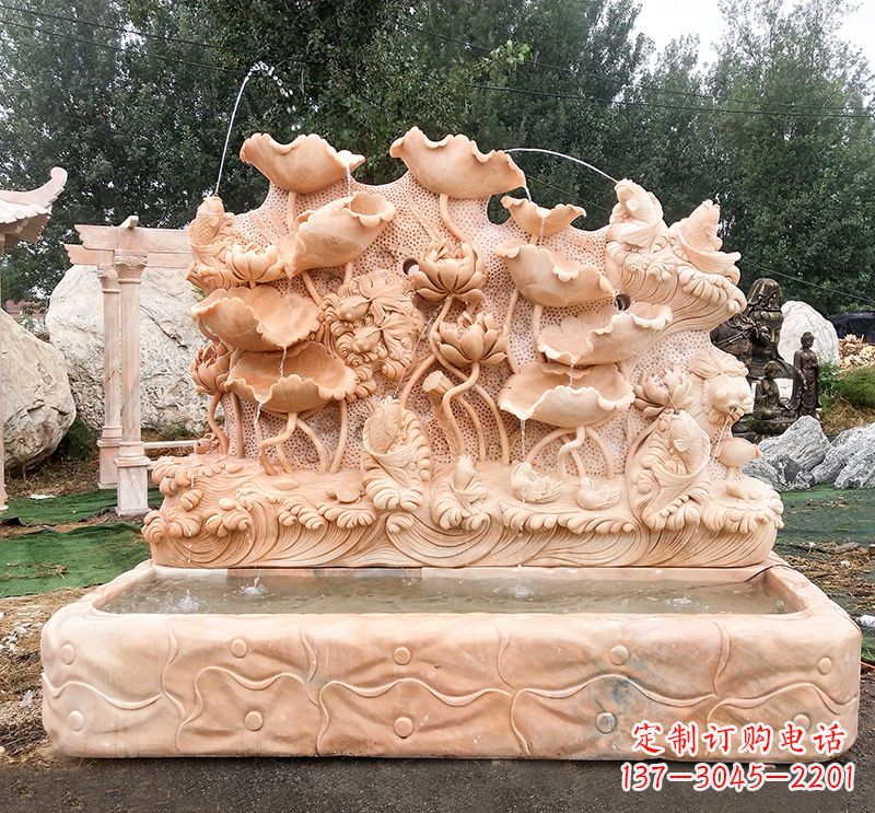 南京汇聚自然艺术的石材喷泉雕塑