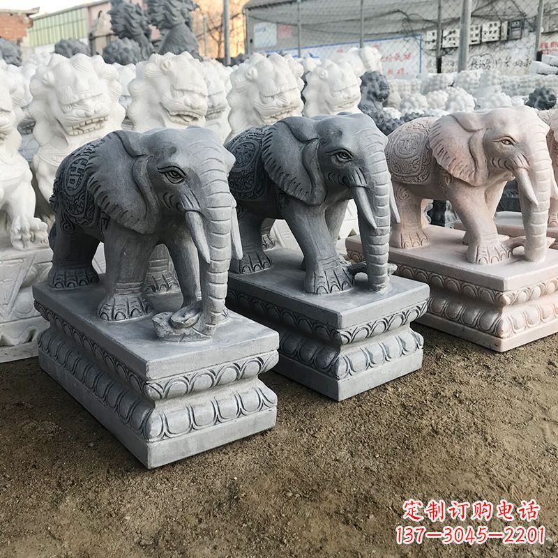 南京中领雕塑:精美大象雕塑