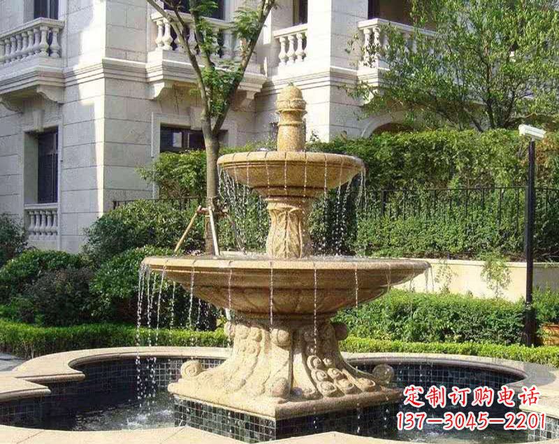 南京美轮美奂的喷泉雕塑