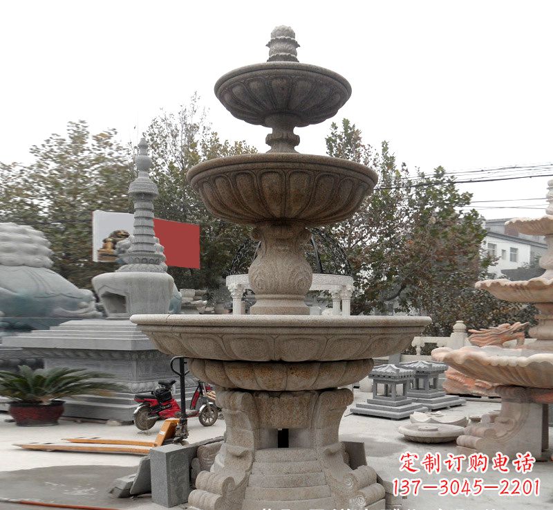 南京石雕钵式喷泉