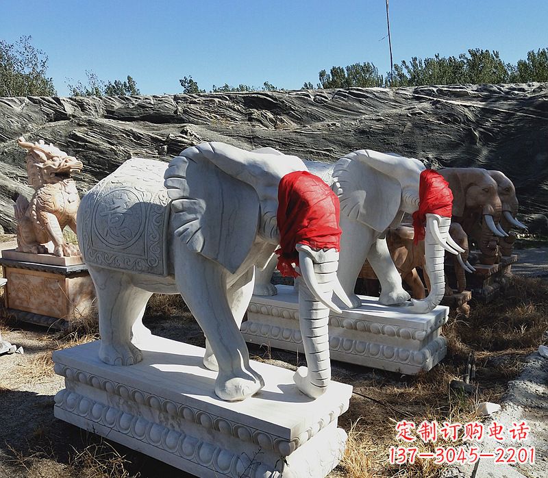 南京石雕大象别墅,集象美于一体