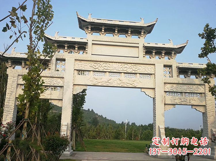 南京石雕的牌坊