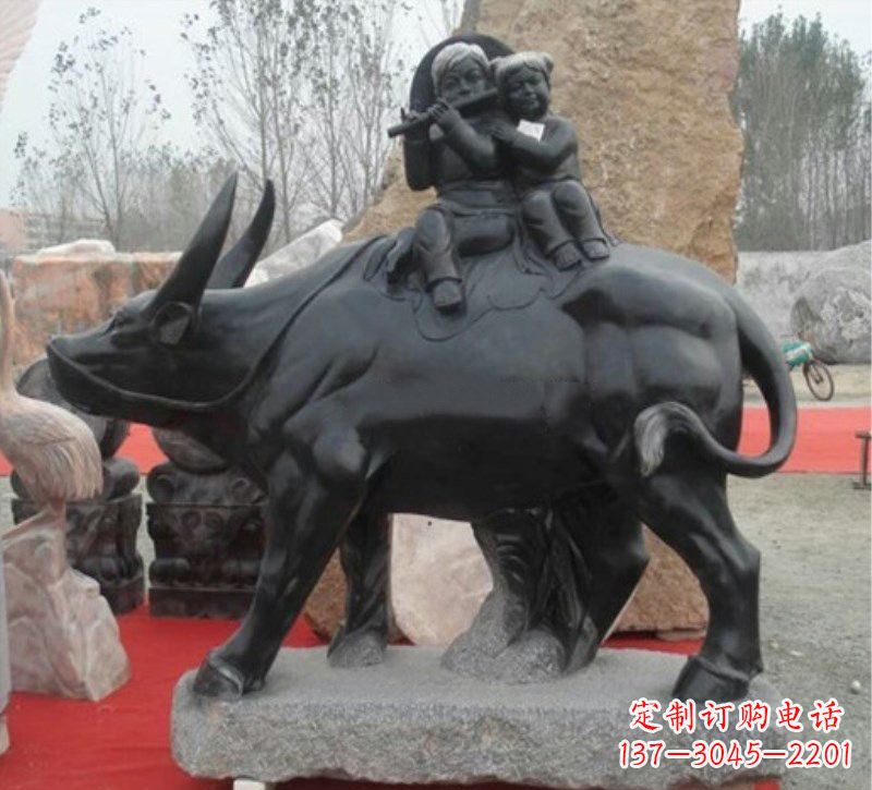 南京传承经典,表达淳朴——牧童雕塑