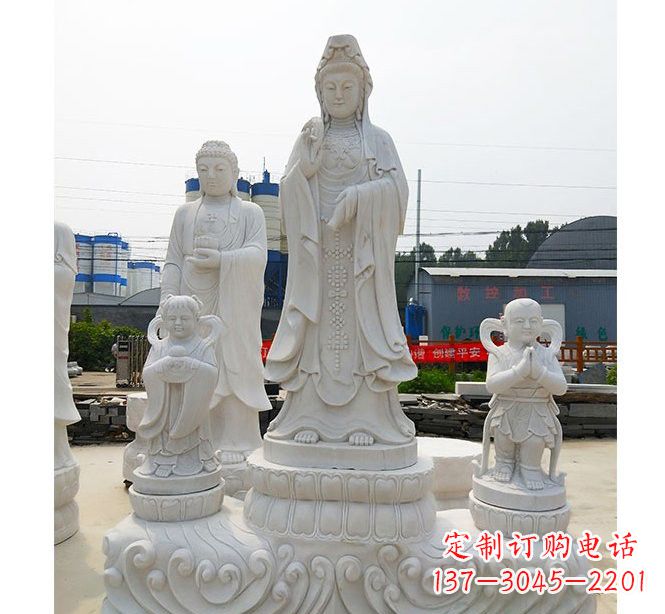 南京手工精美的观音塑像