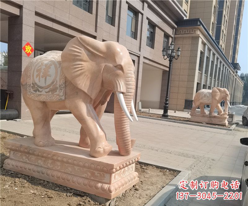 南京石雕卷鼻大象