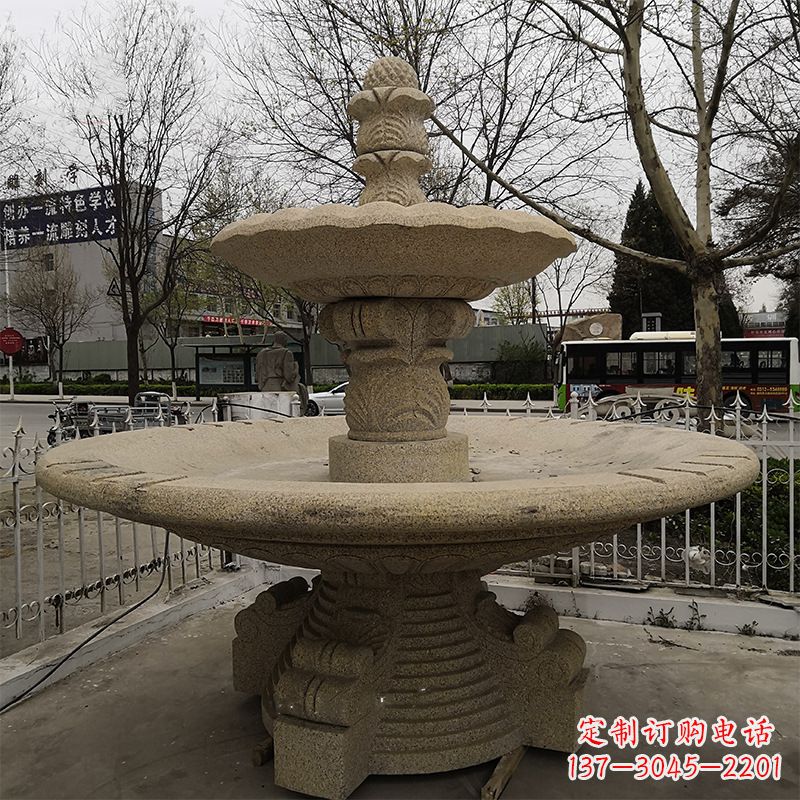 南京风水精灵,莲花开道——铸铁风水球雕塑