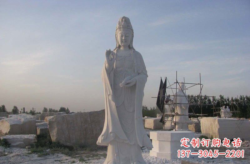 南京现代艺术风格观音石雕塑