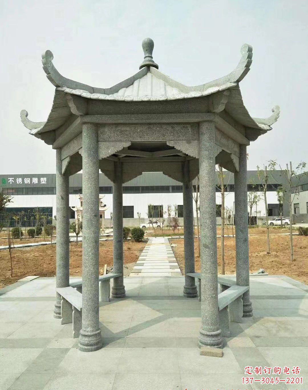 南京中领雕塑凉亭雕塑精美绝伦,让你感受传统文化之美