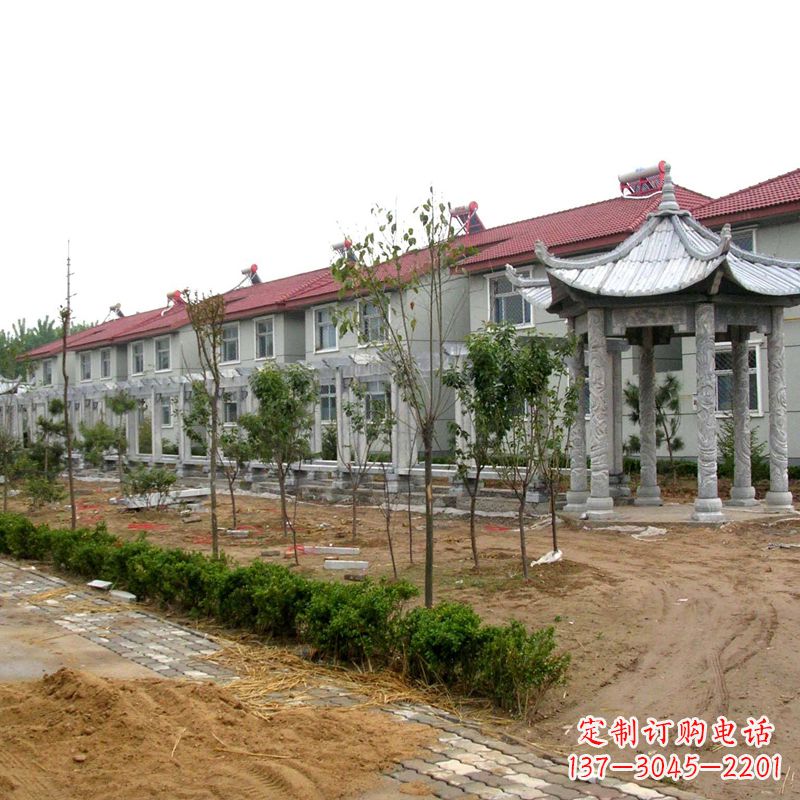 南京石雕凉亭花架小气园林建筑构件
