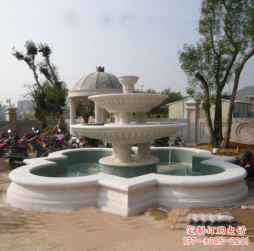 南京石雕喷泉：源源不绝的悠然美景