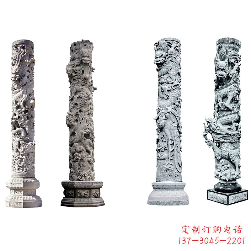南京精美绝伦的石雕龙柱