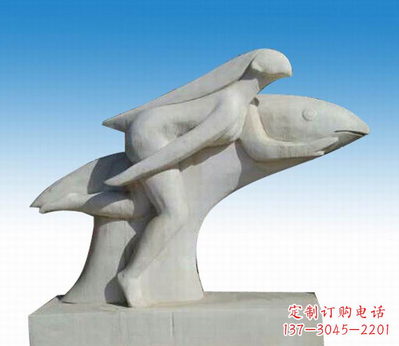 南京中领雕塑海豚雕塑,让你的公园变得出众!