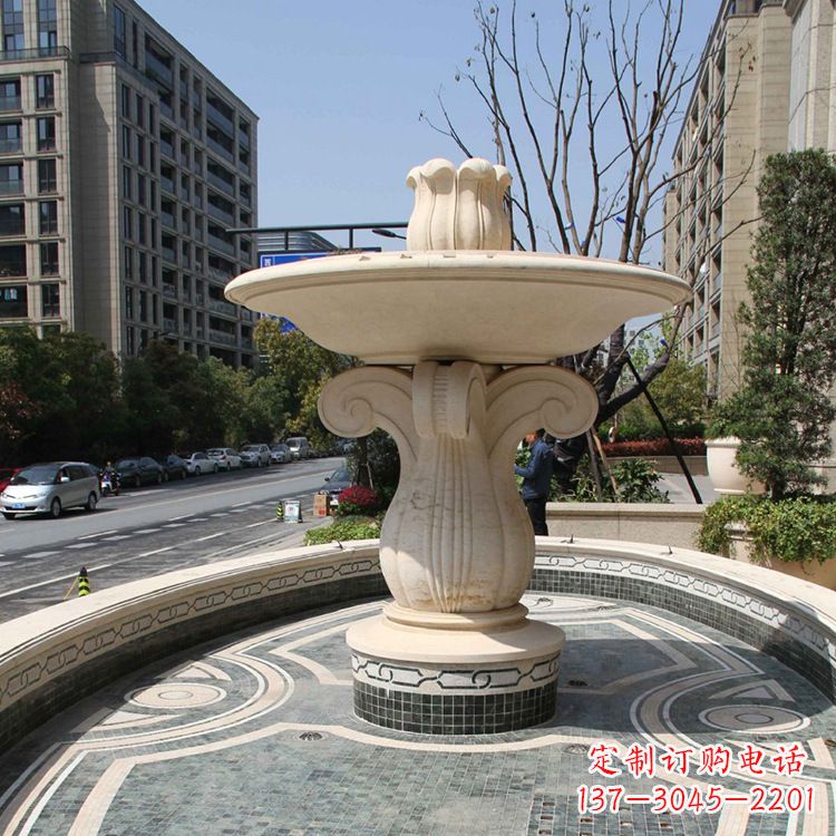 南京流动的华丽，石雕欧式喷泉雕塑