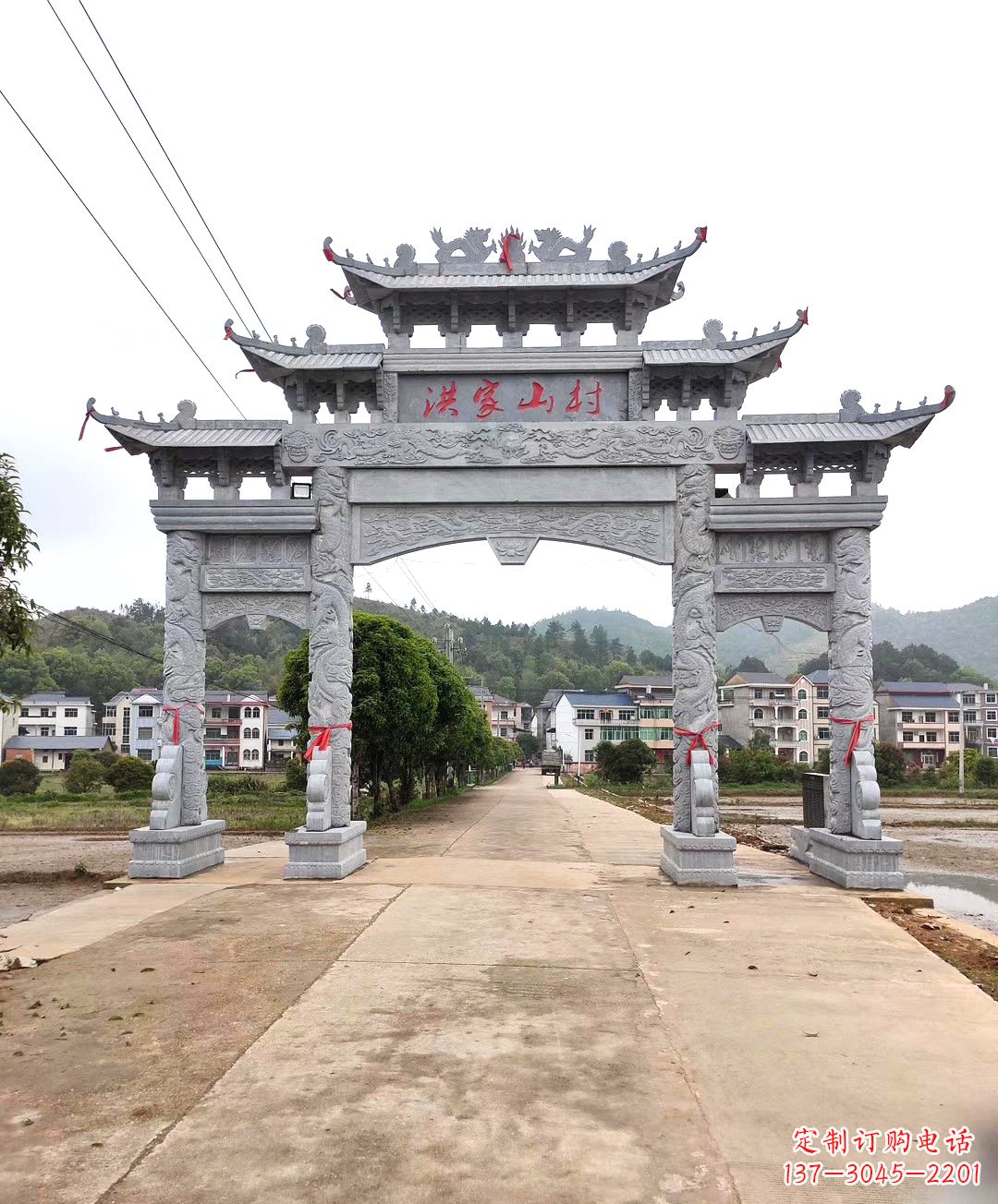 南京石雕牌坊雕刻
