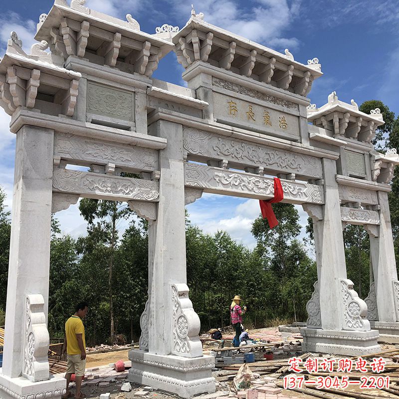 南京石雕牌坊陵墓雕塑,让你的家族历史永载史册