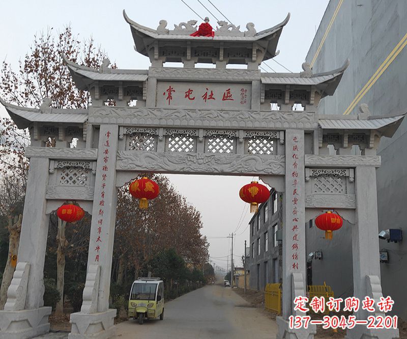 南京石雕牌坊楼