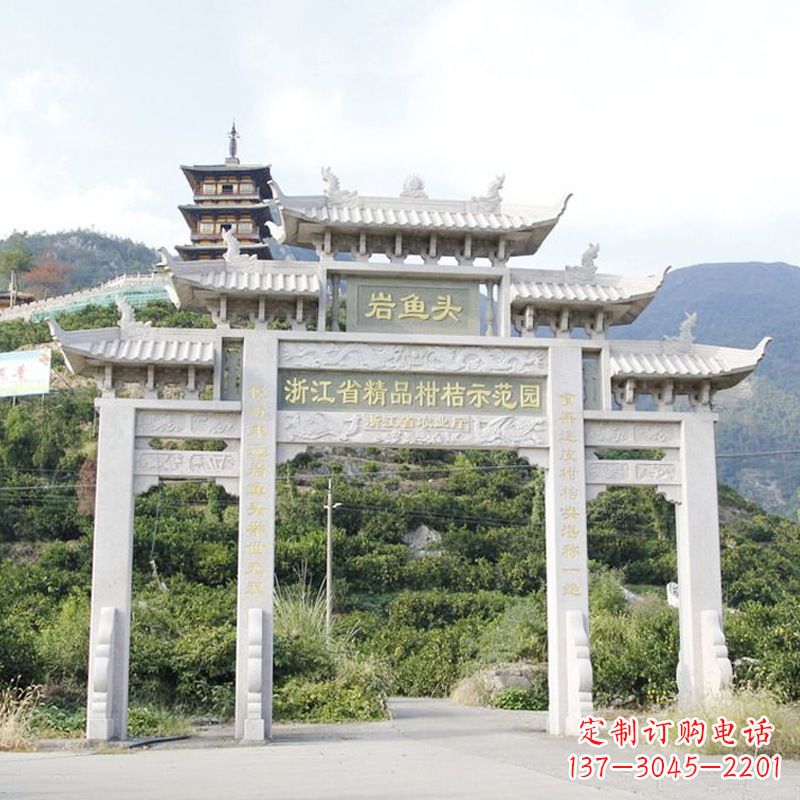南京精美的牌楼雕塑,象征着一种贵族文化