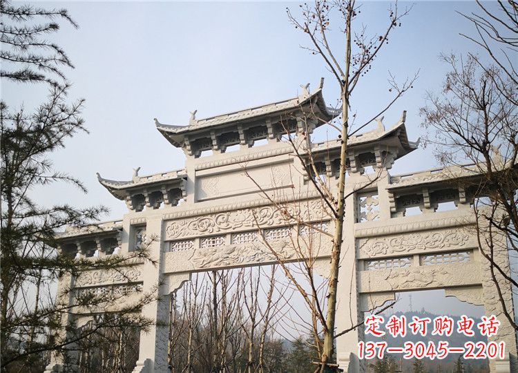 南京定制高品质牌坊雕塑