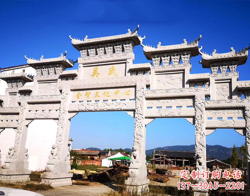 南京拥有永恒之美的牌坊雕塑