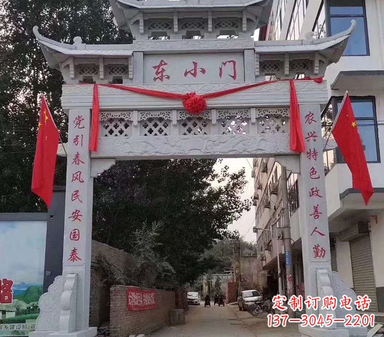 南京精美锻铸牌楼雕塑,展现独特艺术魅力