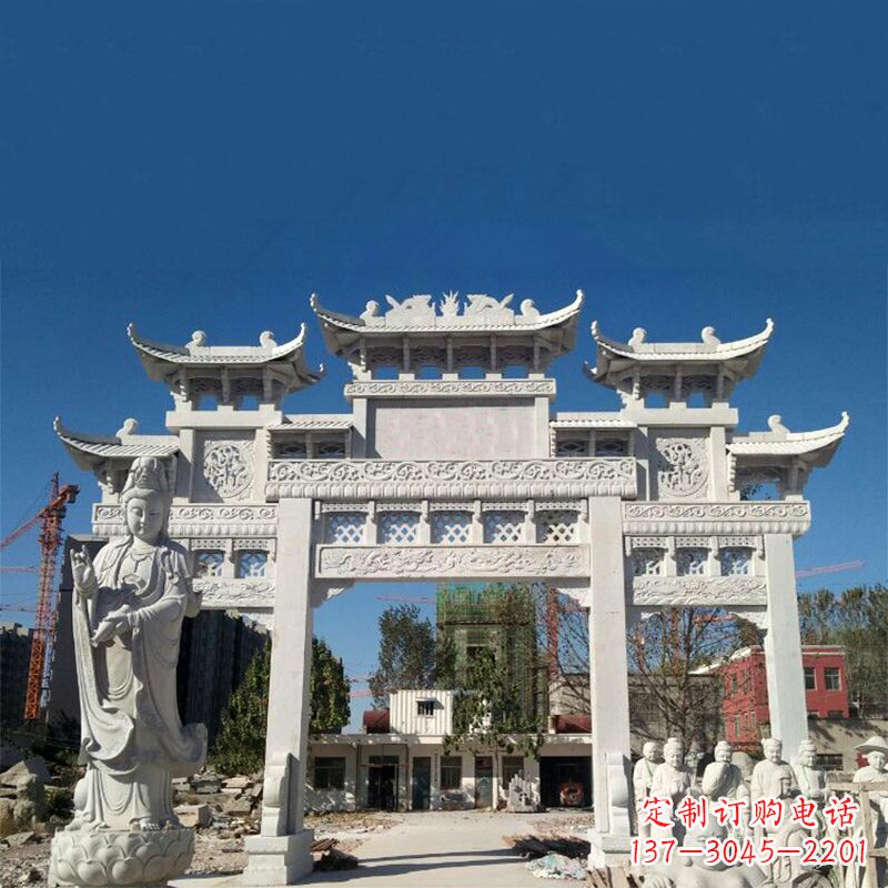 南京中领雕塑牌楼铸铜雕塑