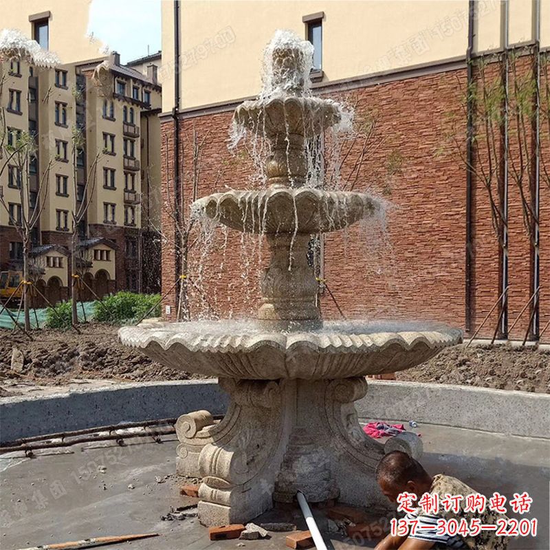 南京中领雕塑石喷泉雕塑