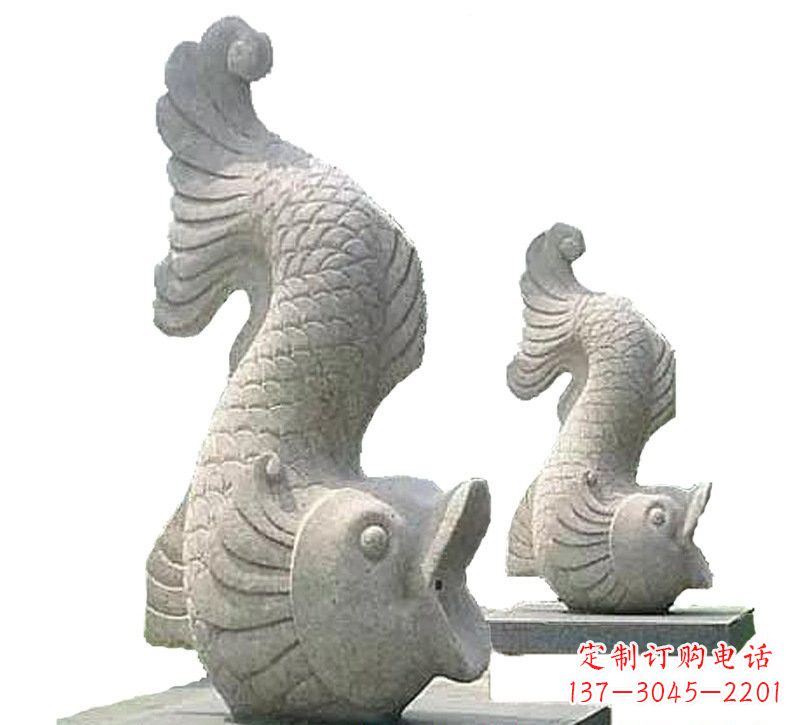 南京中领雕塑定制精美鲤鱼雕塑