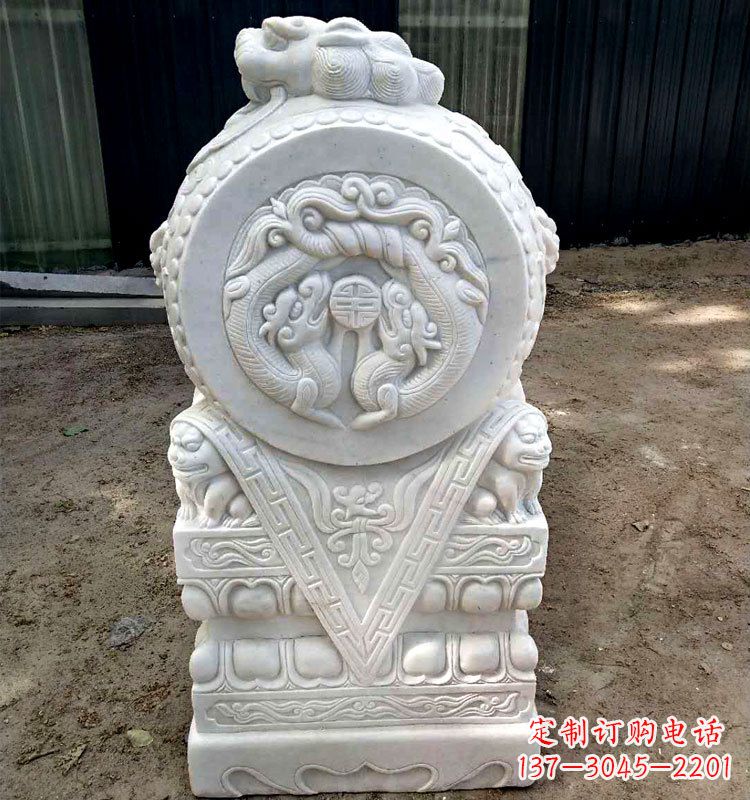 南京精致麒麟,点亮门墩