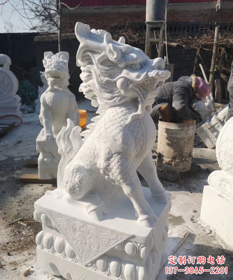 南京正宗古典麒麟神兽招财动物雕塑