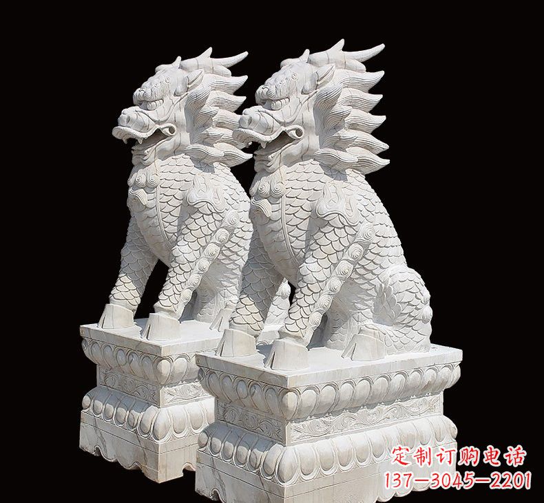 南京中领雕塑推出麒麟雕塑一对