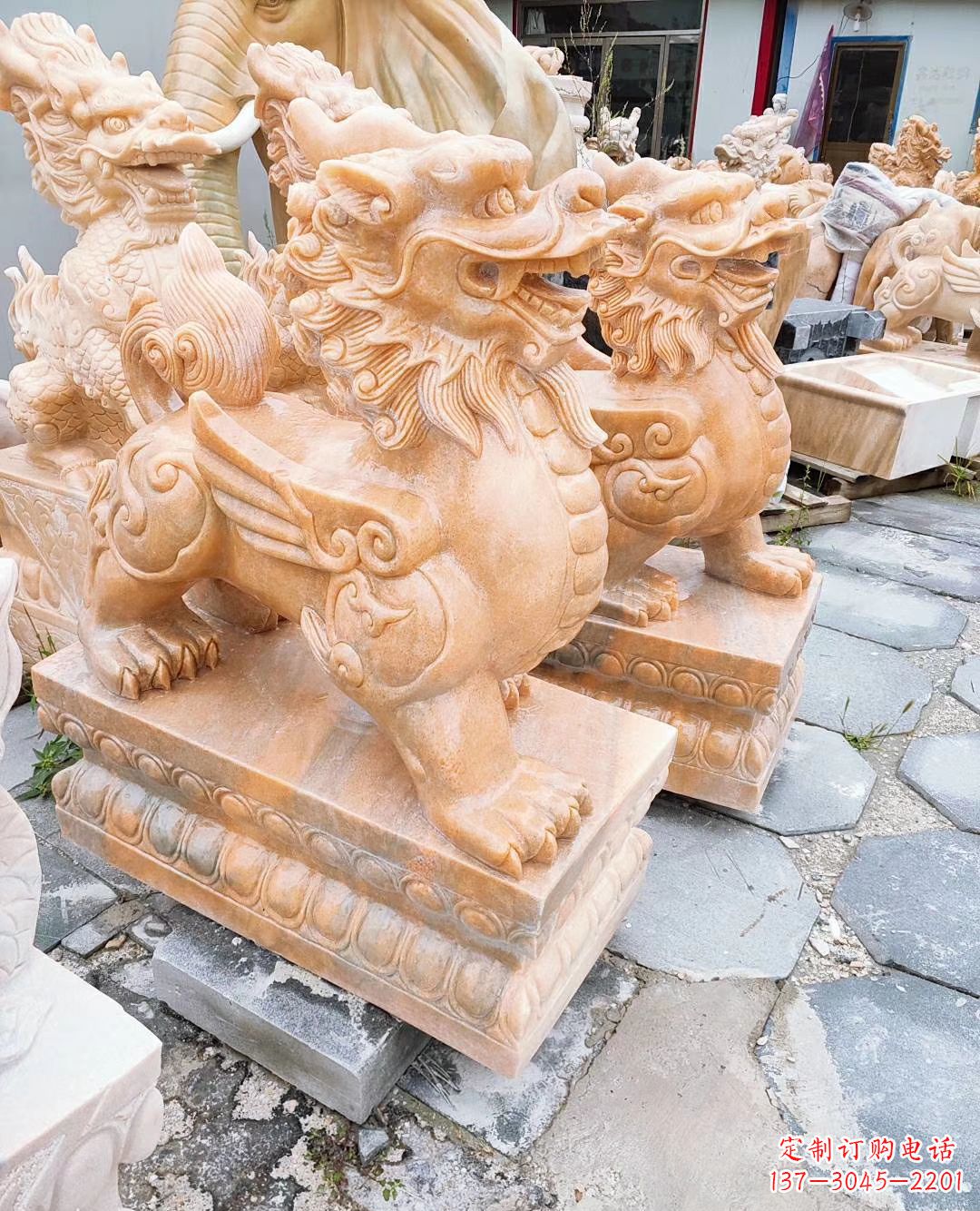 南京中领雕塑,打造经典招财麒麟