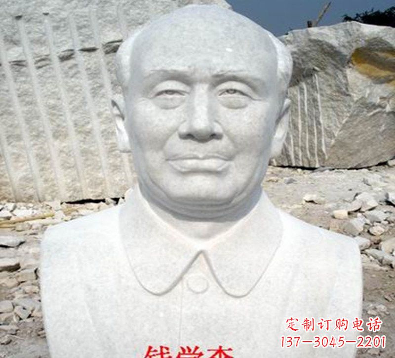 南京拥有雄浑气势的钱学森头像雕塑