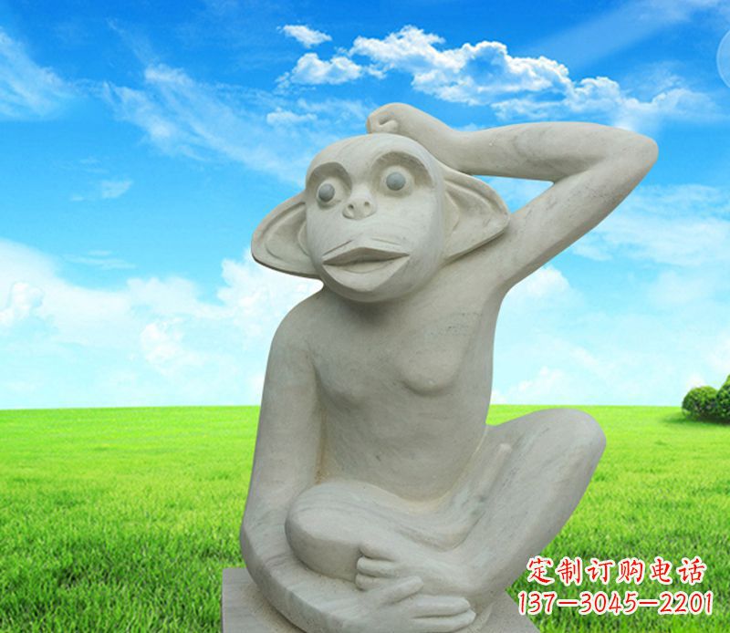 南京石雕小猴子