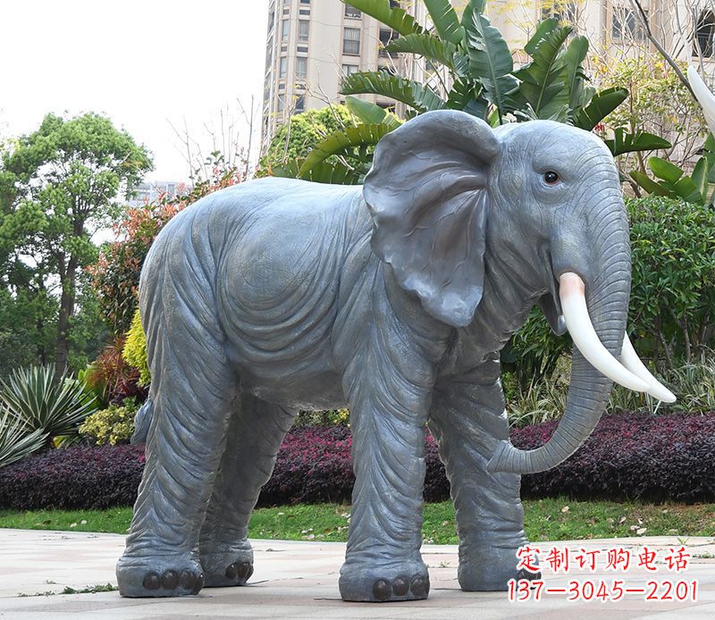 南京石雕小区动物大象
