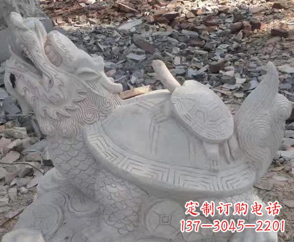 南京石雕招财神兽龙龟
