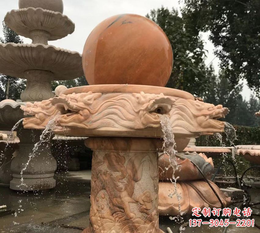 南京石雕自然流水喷泉