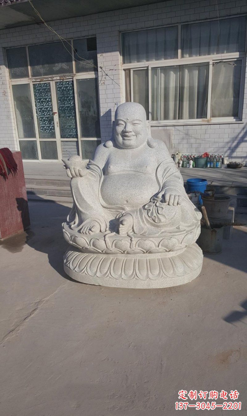 南京石雕坐式弥勒佛
