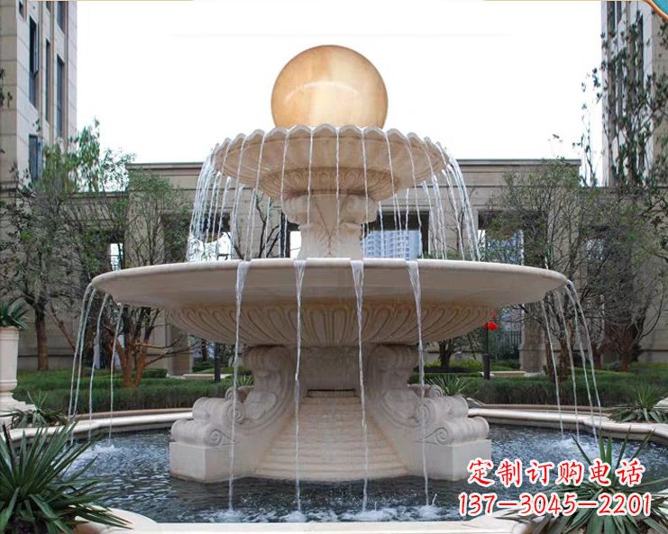 南京石墩喷泉石雕