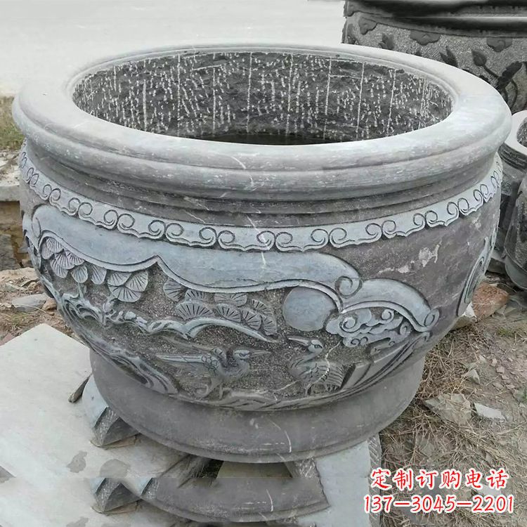 南京石刻园林鱼缸