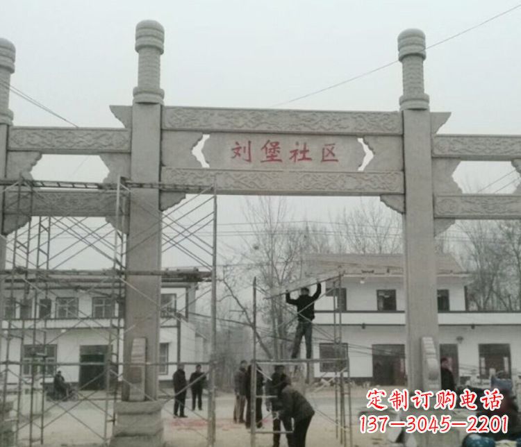 南京石牌坊道路石雕