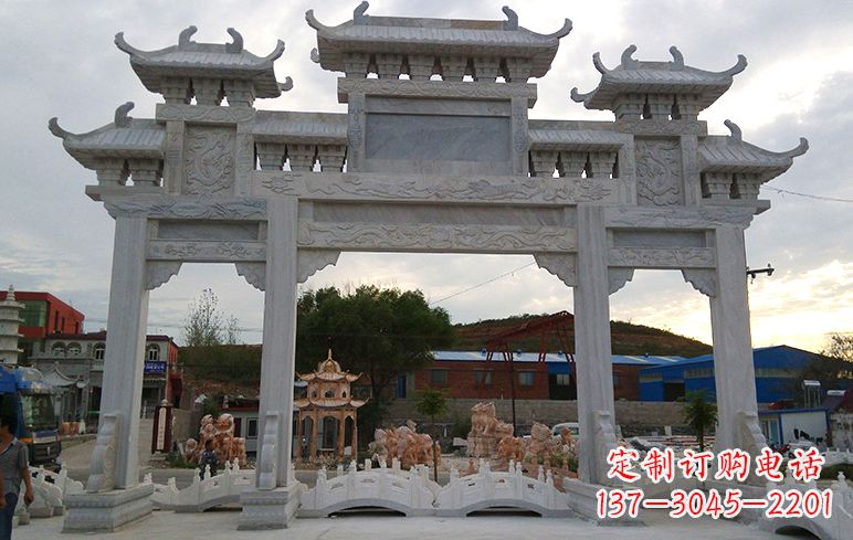 南京石牌坊雕刻