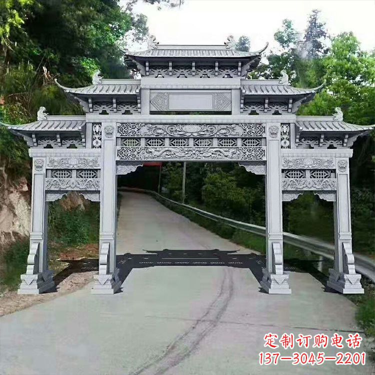 南京石牌楼青石牌坊