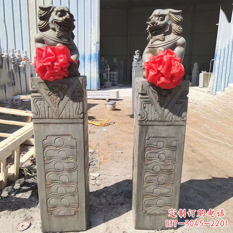 南京石狮子栓马桩